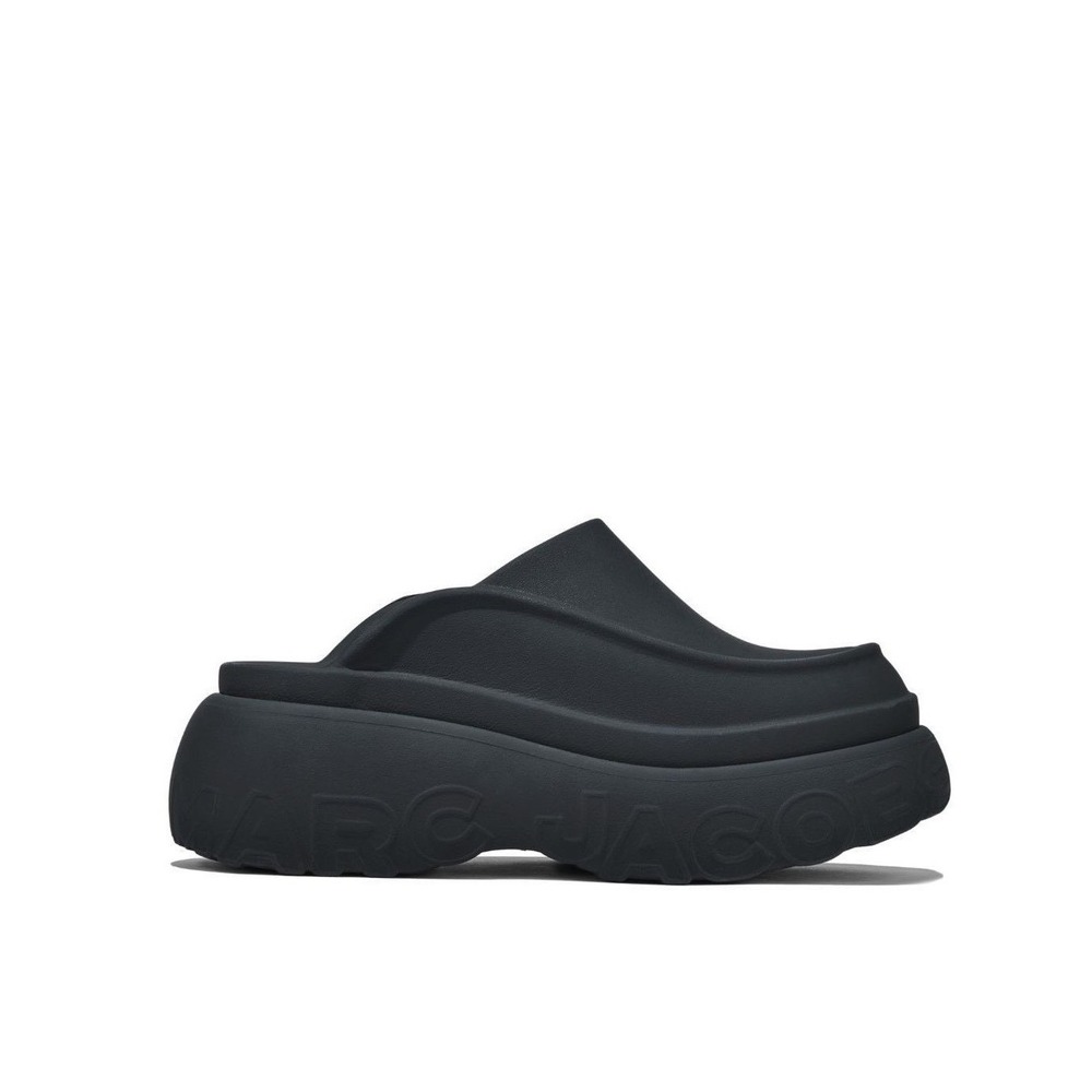 Marc Jacobs x Melissa Logo Platform Clogs‎ Black Size 8 Mules